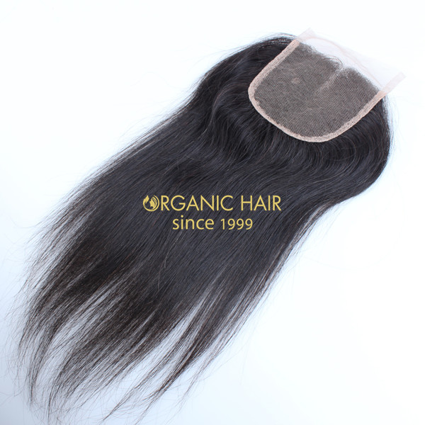 Virgin remy hair lace closure in USA hair shop